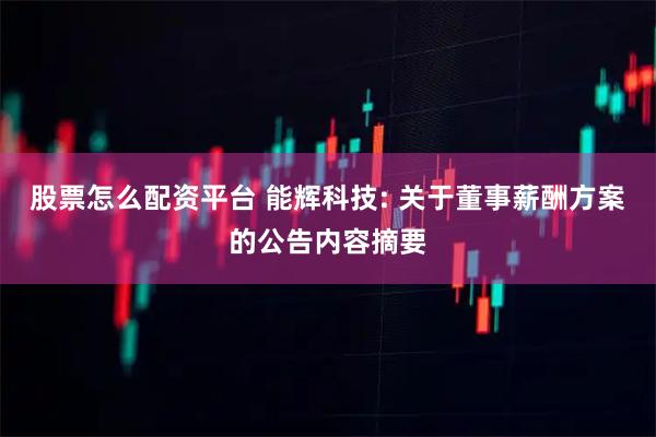 股票怎么配资平台 能辉科技: 关于董事薪酬方案的公告内容摘要